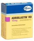 ADRIBLASTIN RD subst sèche 10 mg c solv flac