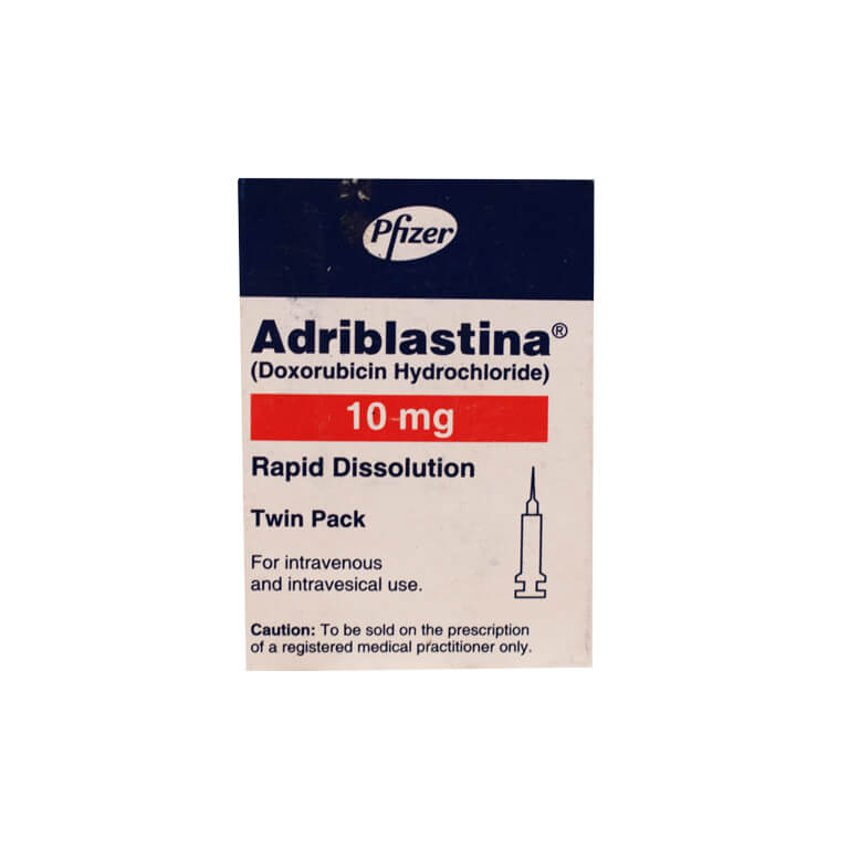 ADRIBLASTIN RD subst sèche 10 mg c solv flac