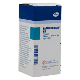 FARMORUBICIN RD subst sèche 50 mg flac