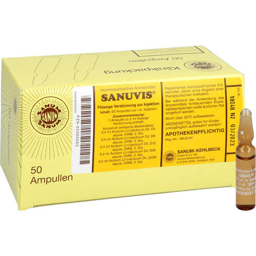 SANUVIS sol inj 50 amp 2 ml