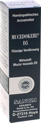 MUCEDOKEHL gouttes 5 D fl 10 ml