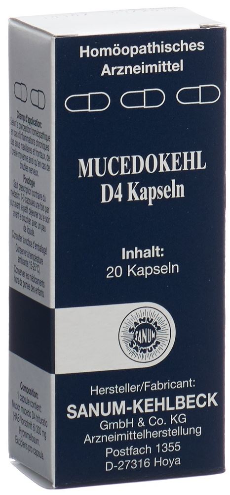 Mucedokehl D4, Hartkapseln