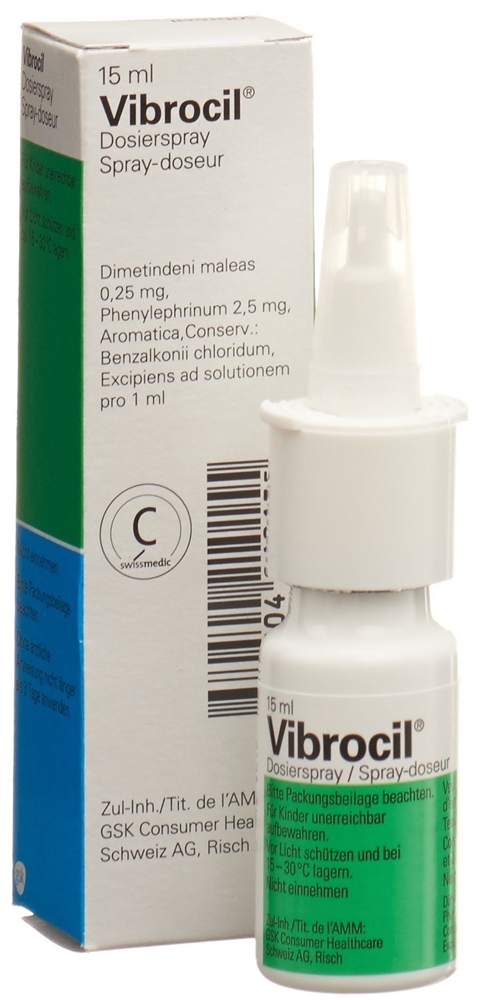 Vibrocil, Nasenspray, Lösung