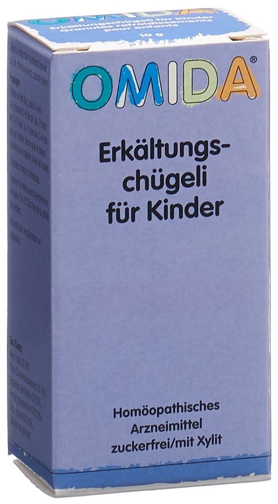 Omida Erkältungschügeli für Kinder, Globuli