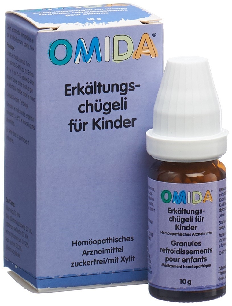 Omida Erkältungschügeli für Kinder, Globuli