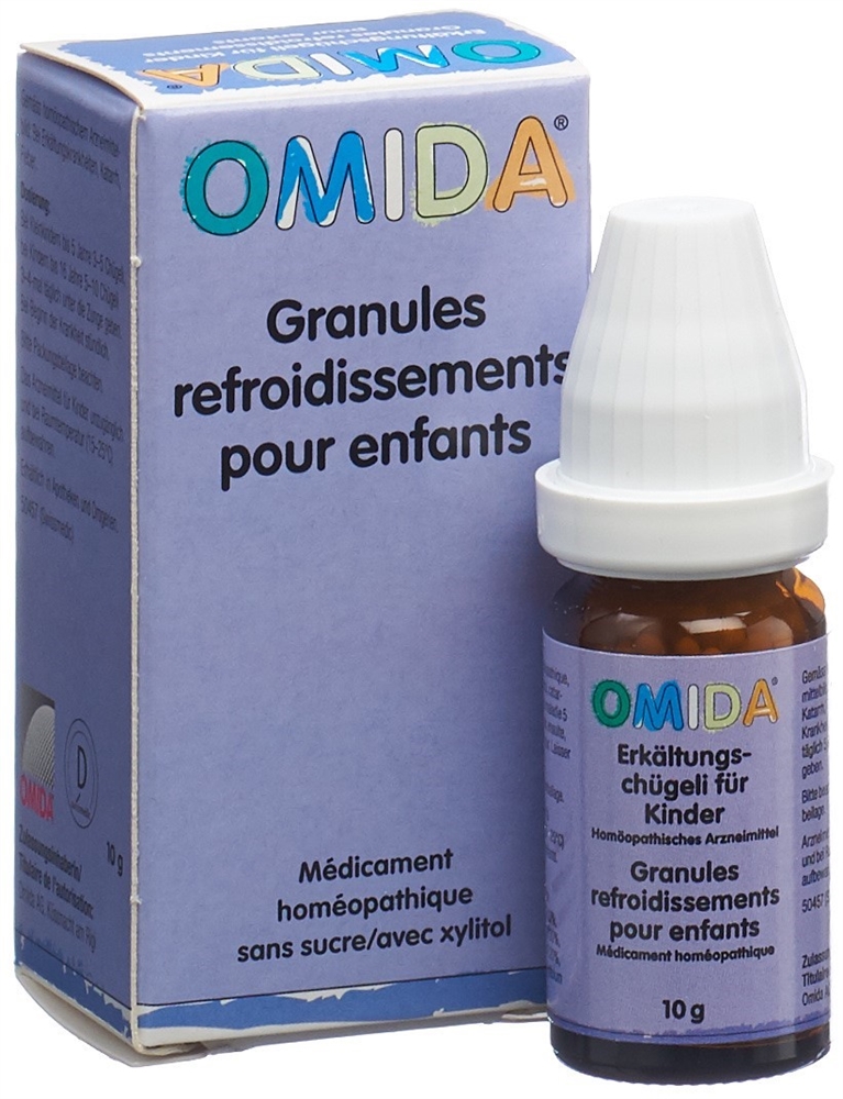 Omida Erkältungschügeli für Kinder, Globuli