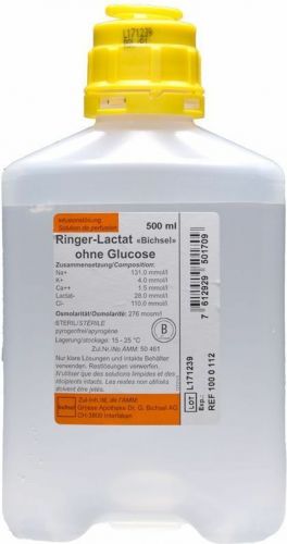 Ringer-Lactat "Bichsel" ohne Glucose, Infusionslösung
