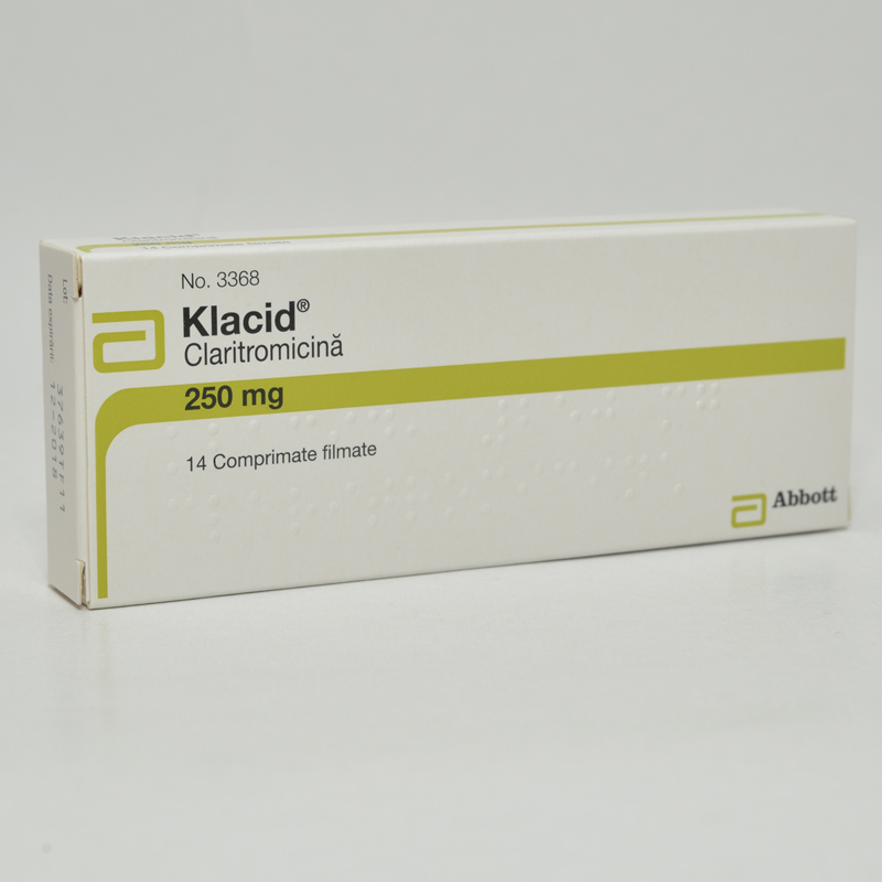 KLACID cpr pell 250 mg 14 pce