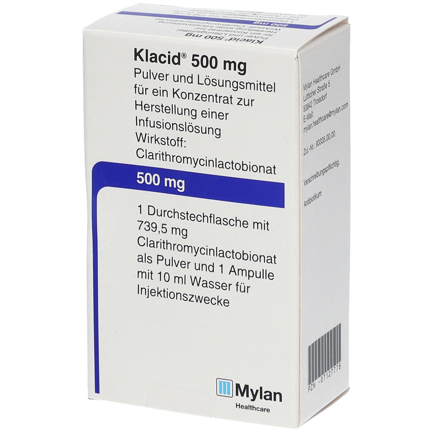KLACID cpr pell 500 mg 30 pce