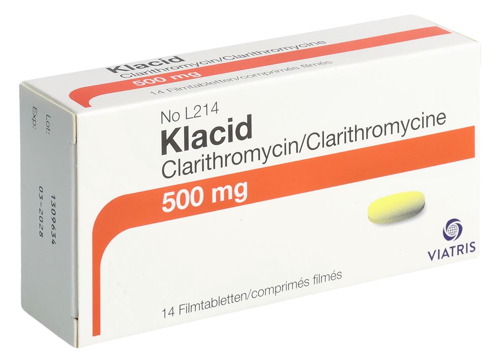 Klacid 500 mg, Filmtabletten