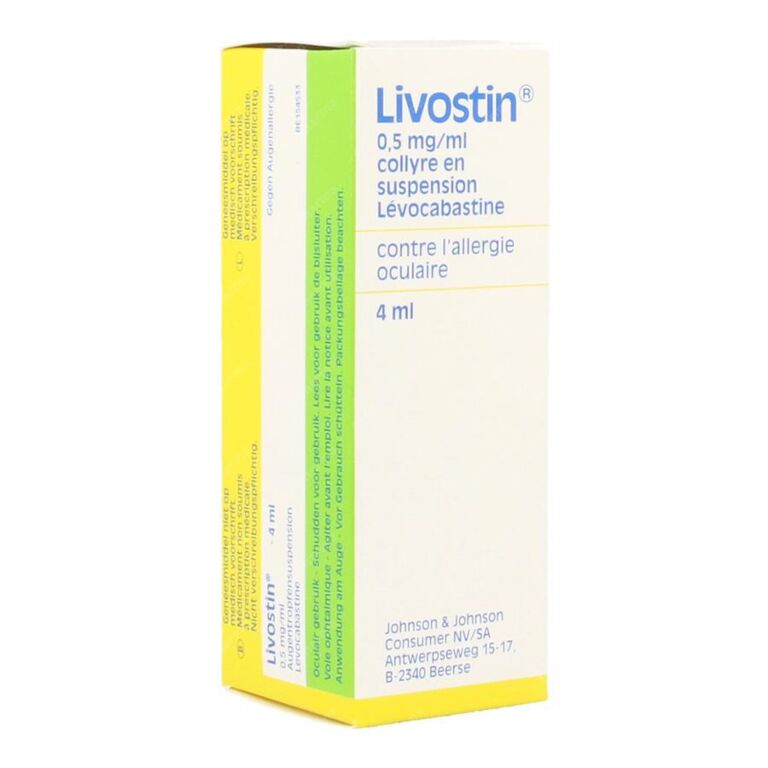 LIVOSTIN gtt opht 0.5 mg/ml fl 4 ml