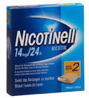 NICOTINELL 2 moyen patch mat 14 mg/24h 7 pce