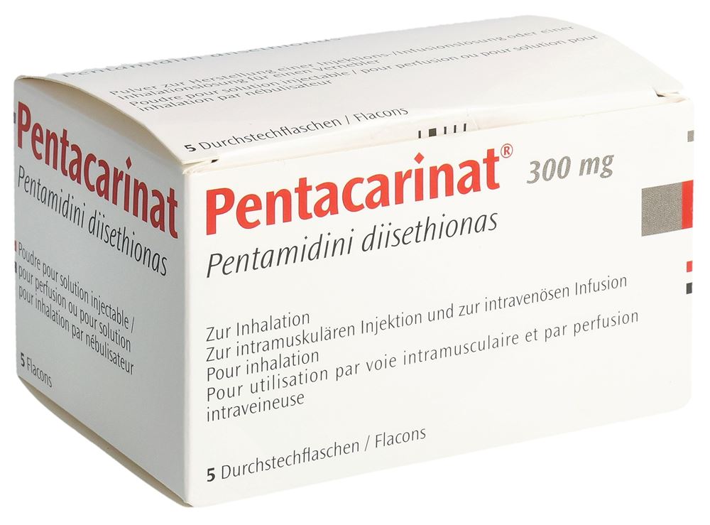 PENTACARINAT subst sèche 300 mg flac 5 pce