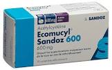 ECOMUCYL Sandoz cpr eff 600 mg bte 10 pce