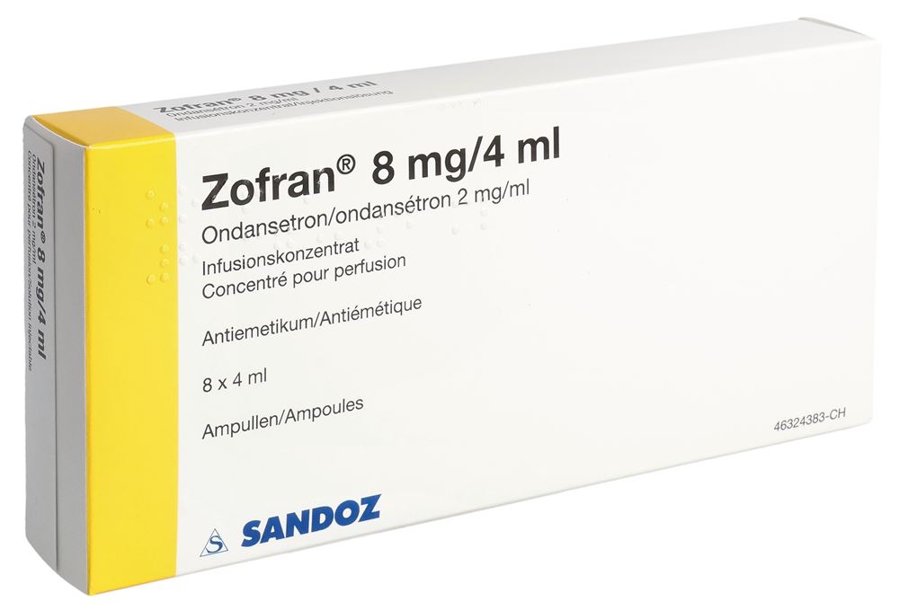 ZOFRAN conc perf 8 mg/4ml 8 amp 4 ml