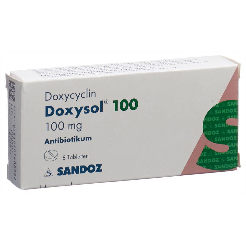 DOXYSOL cpr 100 mg 8 pce