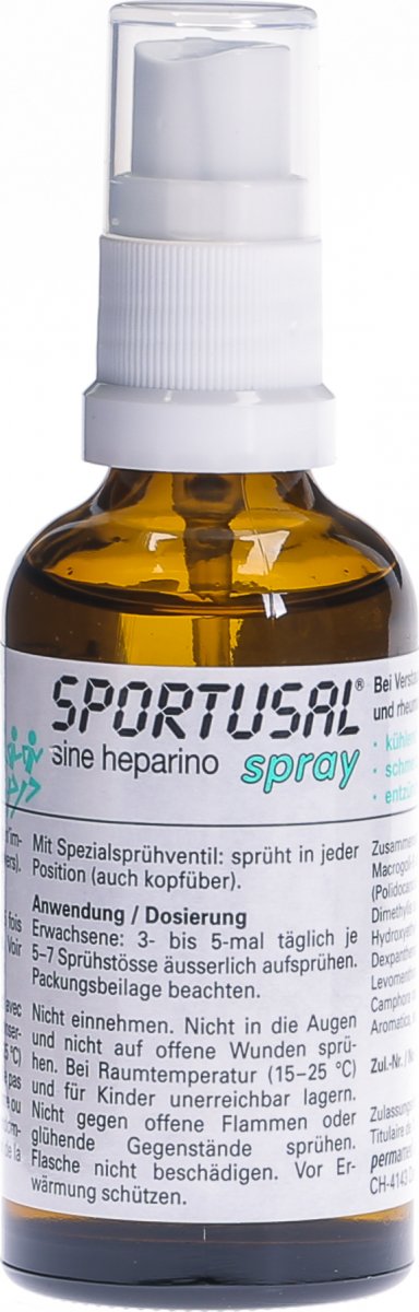 SPORTUSAL sine Heparino spray 50 ml