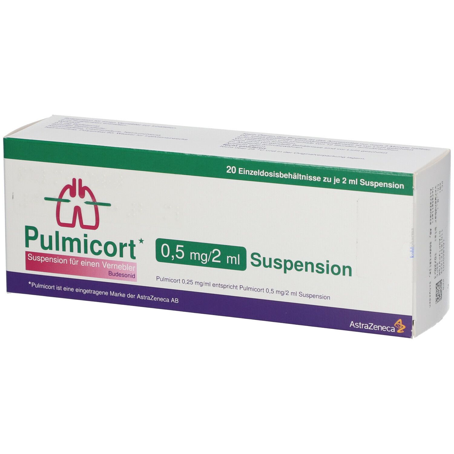 PULMICORT susp inhal 0.5 mg/ml 20 respule 2 ml