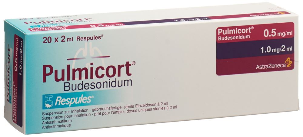 PULMICORT susp inhal 0.5 mg/ml 20 respule 2 ml