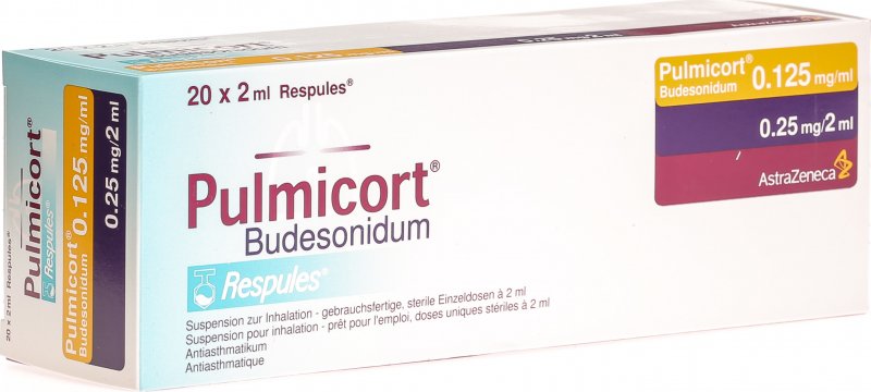 PULMICORT susp inhal 0.125 mg/ml 20 respule 2 ml
