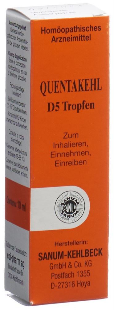 Quentakehl D5, Tropfen zum Einnnehmen