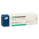 GENOTROPIN subst sèche 5 mg avec solv amp