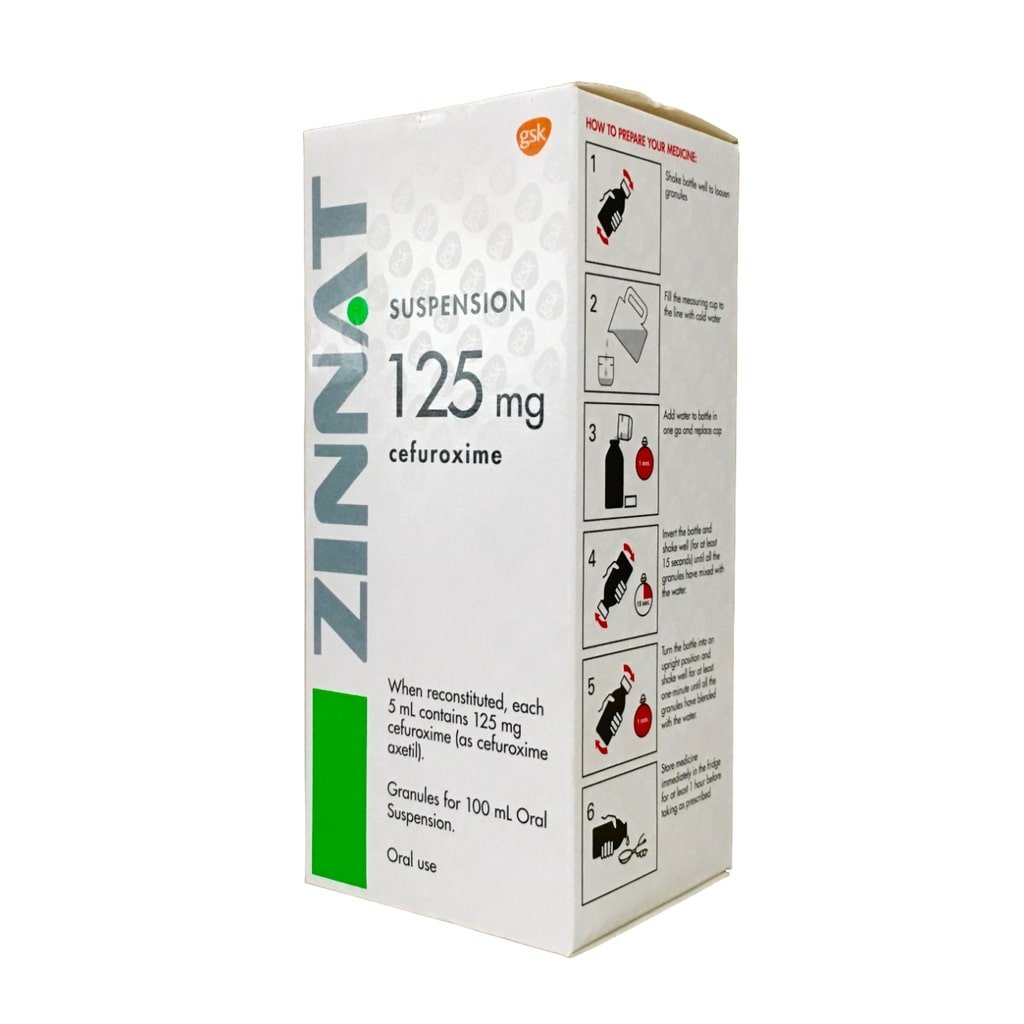 ZINAT pdr 125 mg/5ml p susp fl 70 ml