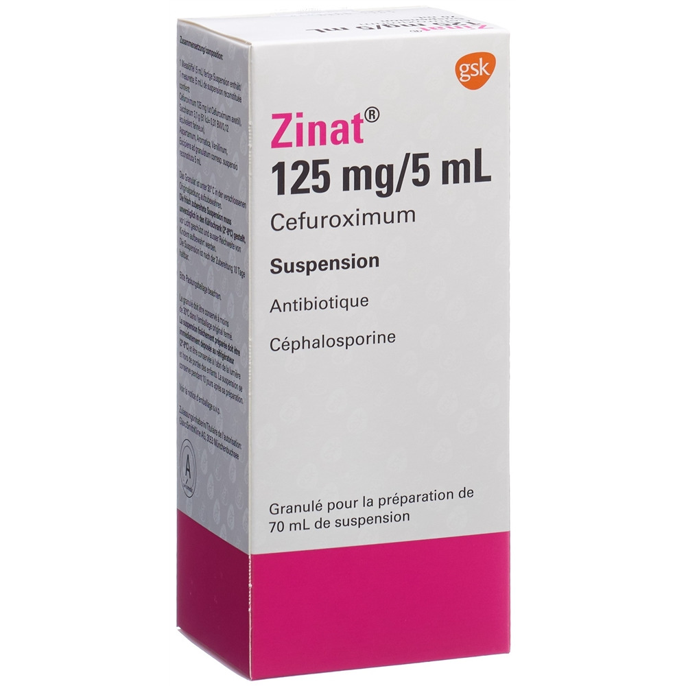 ZINAT pdr 125 mg/5ml p susp fl 70 ml