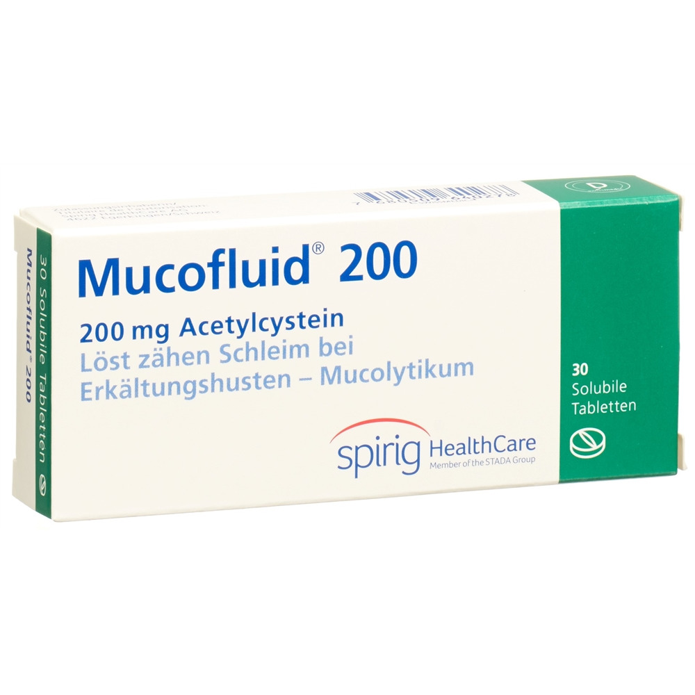 MUCOFLUID cpr 200 mg solubles 30 pce