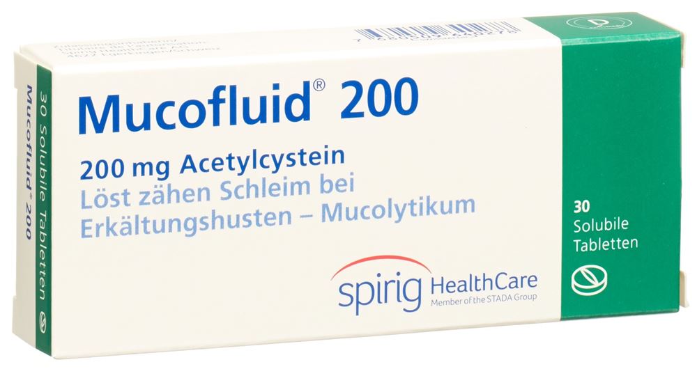 MUCOFLUID cpr 200 mg solubles 30 pce