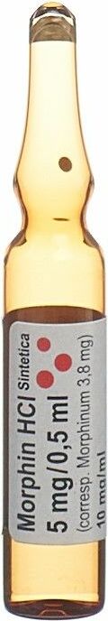 MORPHIN HCL Sintetica 5 mg/0.5ml 10 amp 0.5 ml