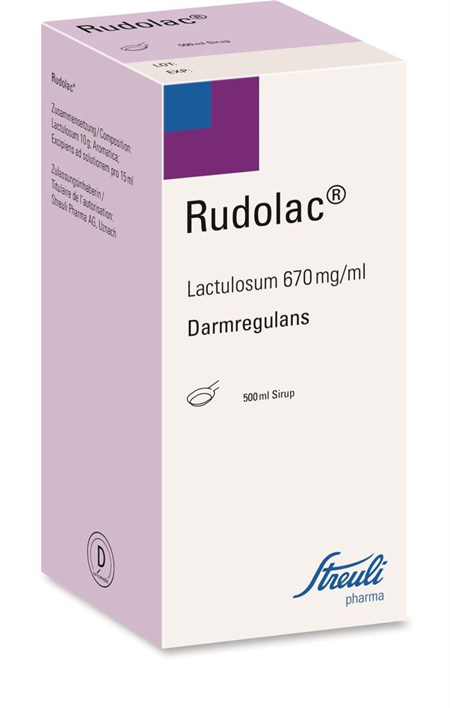 Rudolac, Sirup in Flasche
