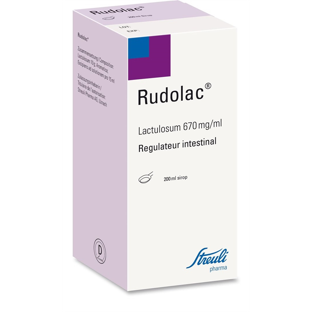 RUDOLAC sirop en bouteille 200 ml