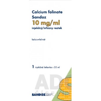 FOLINATE DE CALCIUM Sandoz eco 100 mg/10ml flac