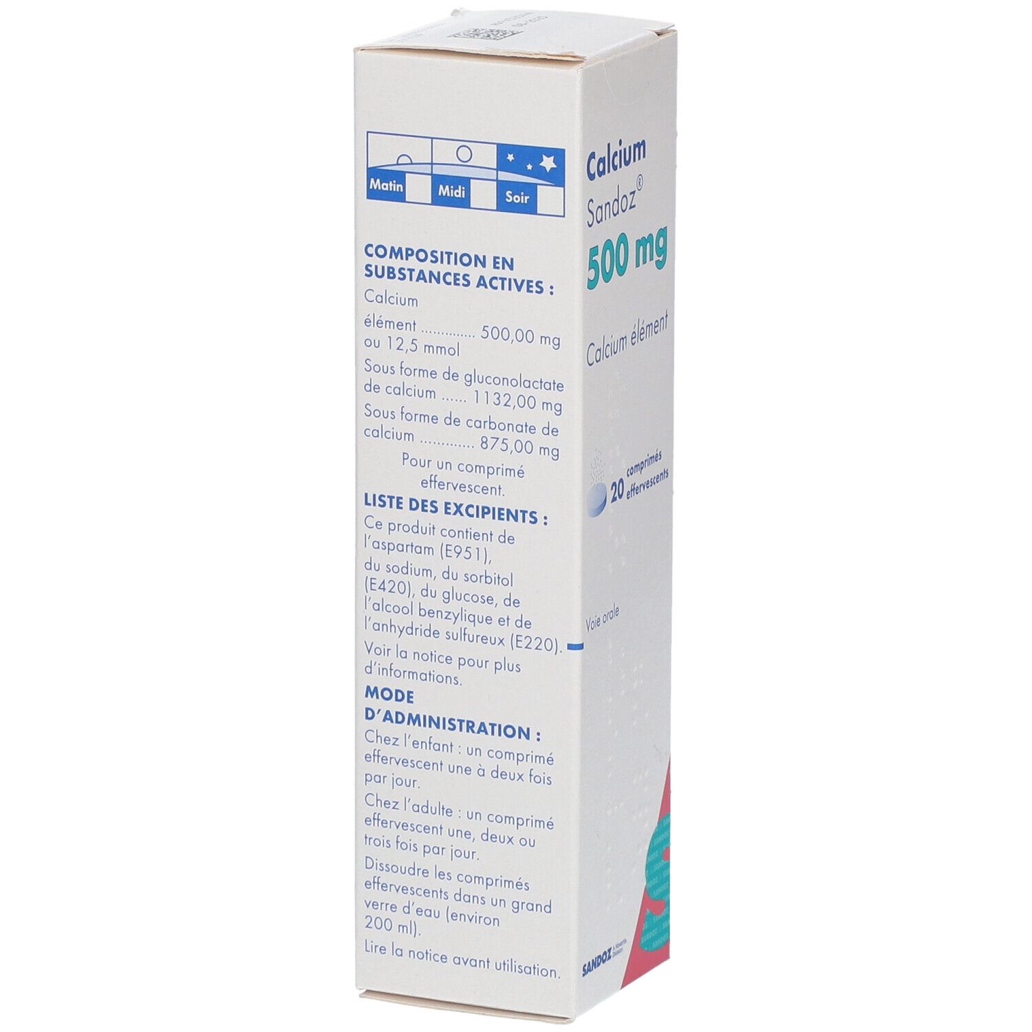 FOLINATE DE CALCIUM Sandoz eco 500 mg/50ml flac