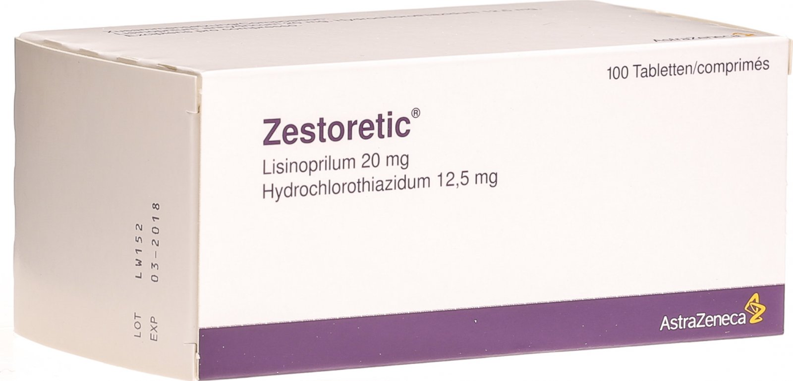 ZESTORETIC cpr 20/12.5 100 pce