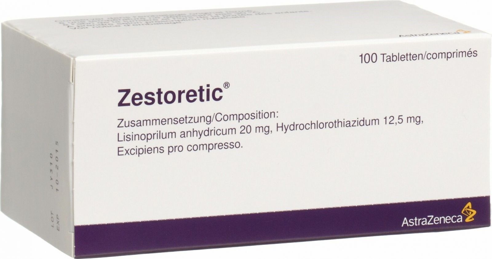 ZESTORETIC cpr 20/12.5 100 pce