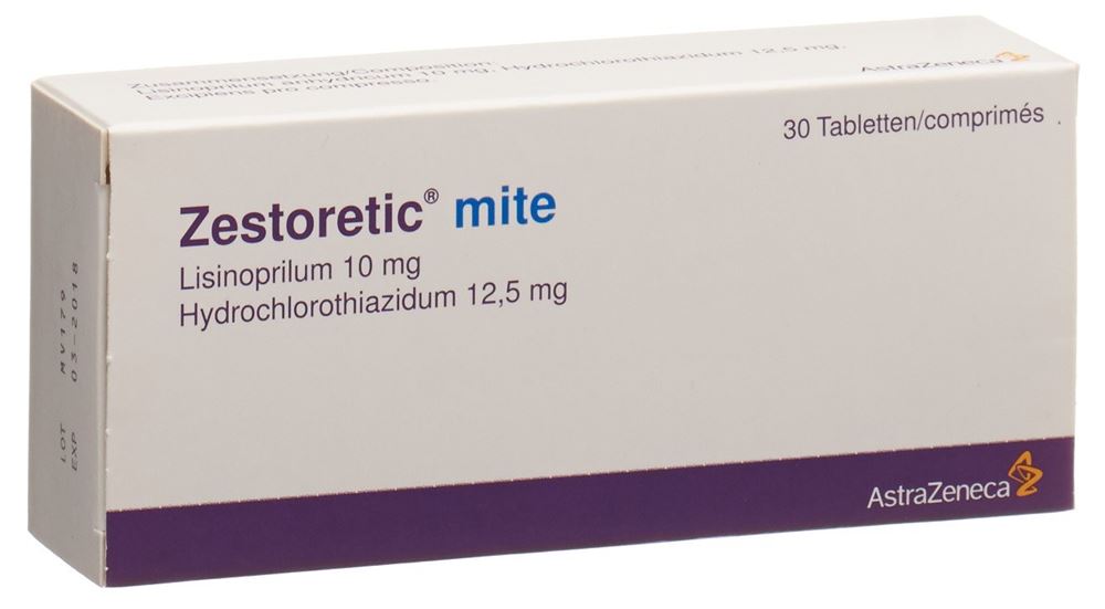 Zestoretic mite, Tabletten
