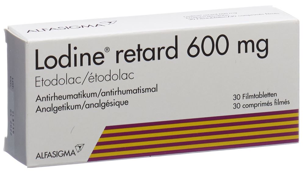 Lodine retard 600 mg, Filmtabletten