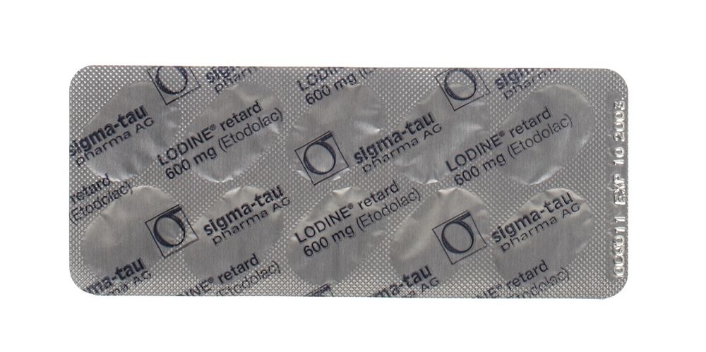 Lodine retard 600 mg, Filmtabletten