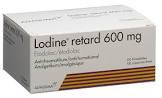 LODINE retard cpr pell ret 600 mg 100 pce