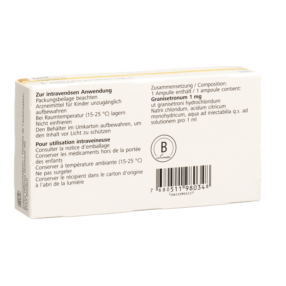 KYTRIL conc perf 1 mg/ml 5 amp 1 ml