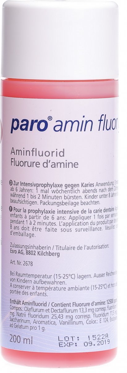 PARO Amin gelée fluor frut fl 200 ml