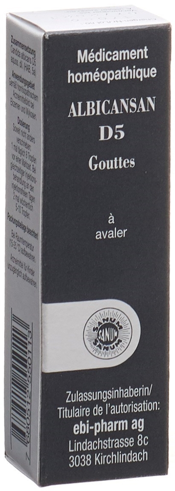 ALBICANSAN gouttes 5 D fl 10 ml
