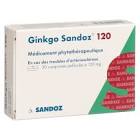 GINKGO Sandoz cpr pell 120 mg 30 pce