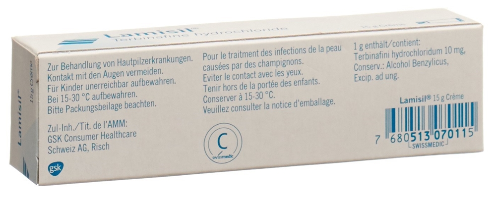 LAMISIL 10 mg/g crème 15 g