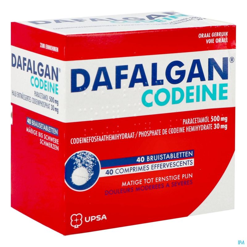 CO-DAFALGAN cpr pell 500/30mg 40 pce