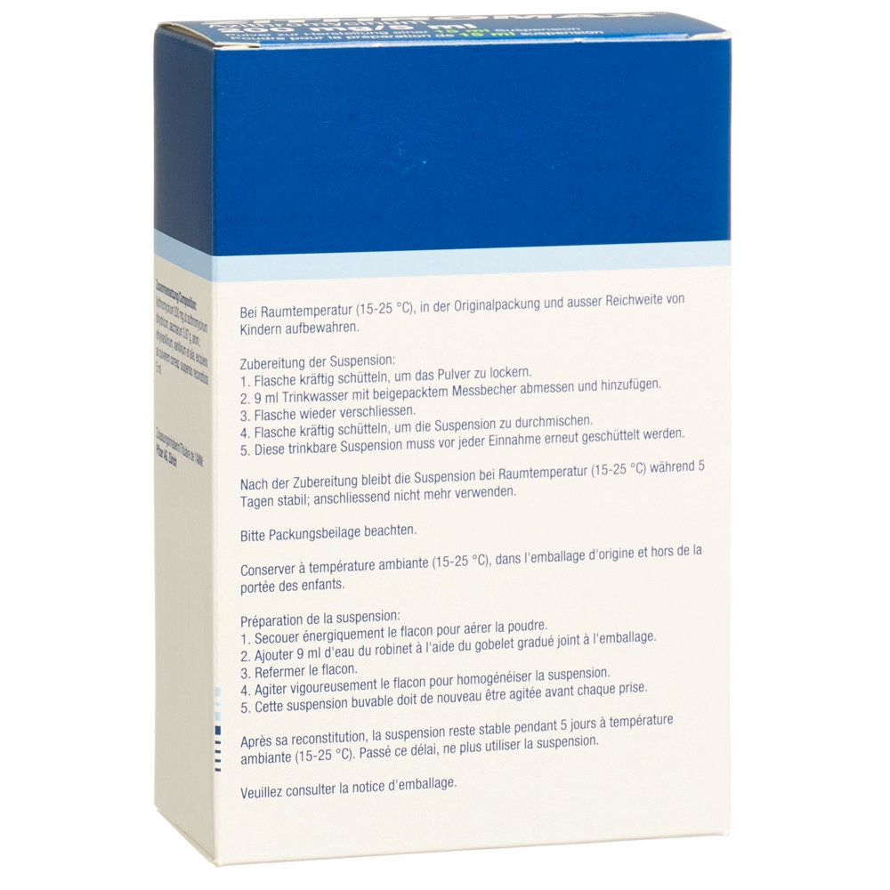 ZITHROMAX pdr 200 mg/5ml pour susp fl 15 ml