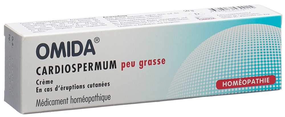Omida Cardiospermum fettarm, Creme