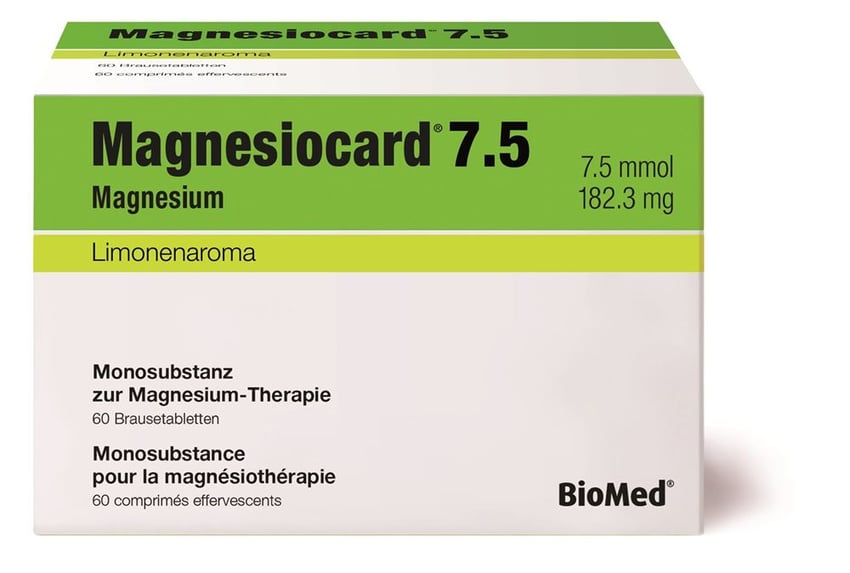 MAGNESIOCARD cpr eff 7.5 mmol sach 60 pce